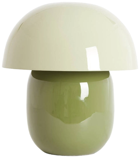 Lámpara de mesa Ø30x34 cm verde oliva+verde claro - LLLS0385