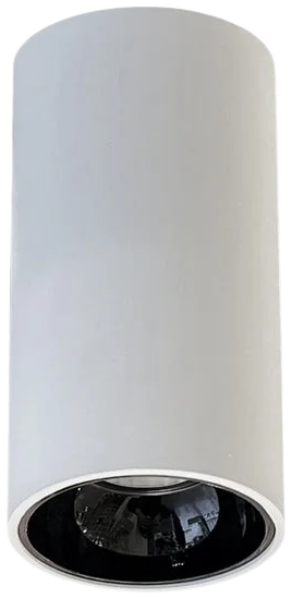 Foco sobrepuesto blanco con negro LED 15W - CEFO0003