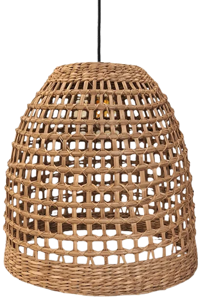 Lámpara colgante fibra natural Ø33x37 cm E27 - BRLC0058