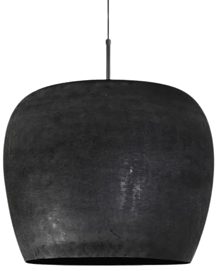 Lámpara colgante metal negro Ø50x37,5 cm E27 - LLLC0496