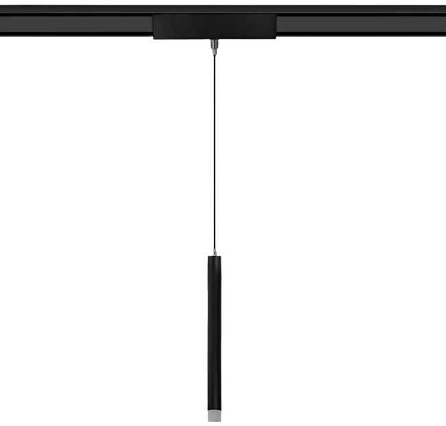 Lámpara colgante para riel magnético aluminio Negro 22 cm LED 6W TUYA - ARLC0041