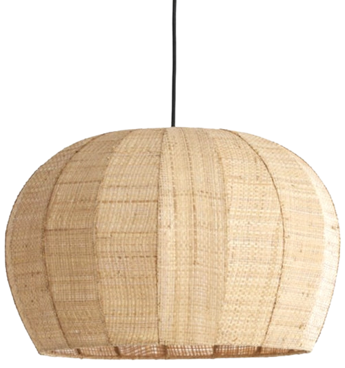 Lámpara colgante rafia nutural Ø42x27 cm E27 - LLLC0551