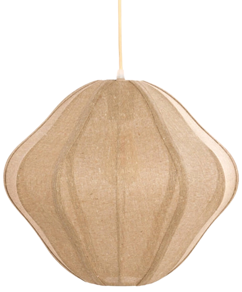 Lámpara colgante yute natural Ø38x32 cm E27 - LLLC0598