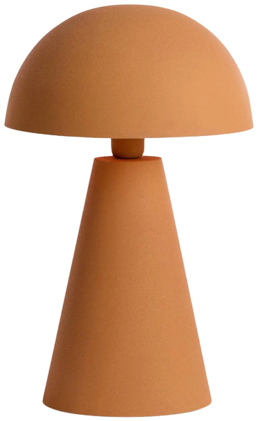 Lámpara de mesa metal naranja mate Ø31x49 cm E27 - LLLS0357