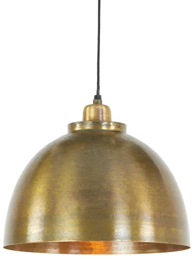 Lámpara de metal bronce envejecida Ø32 cm E27 - LLLC0175