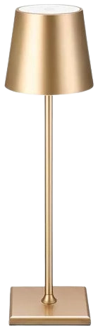 Lámpara sobremesa aluminio oro Ø 10,5x38 cm LED 3,5 W - TOLS0015