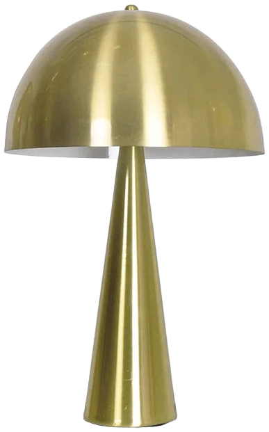 Lámpara sobremesa metal dorado 30x45 cm E27 - OPLS0004