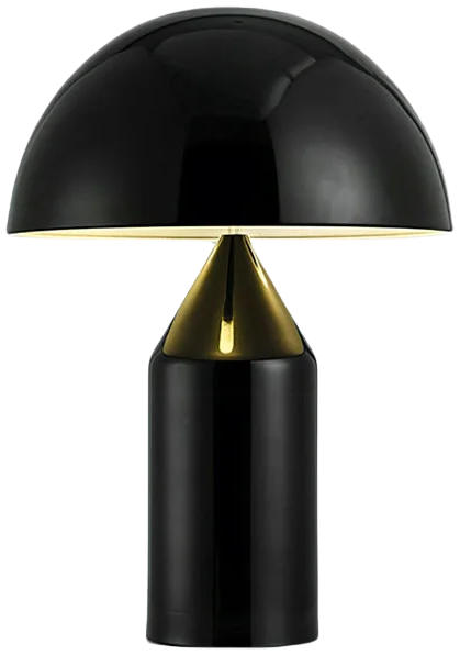 Lámpara sobremesa metal negro 35x52cm 2 luces E27 - RILS0044