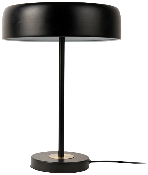 Lámpara sobremesa metal negro Ø30x40 cm 2 luces E14 - PGLS0039