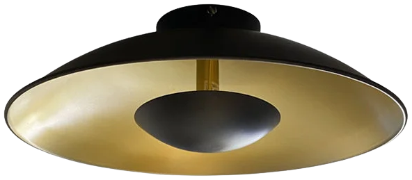 Plafón bronce negro Ø 35 cm G9 - LGPL0004