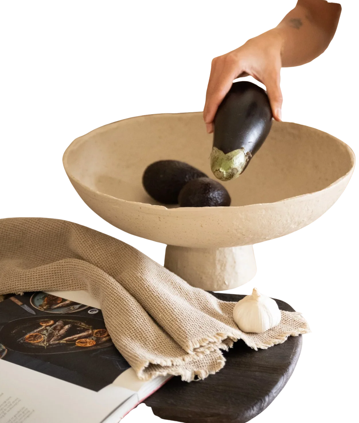 Centro de mesa / Bowl - Greco Cream