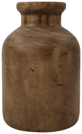 Jarrón Madera Brownie