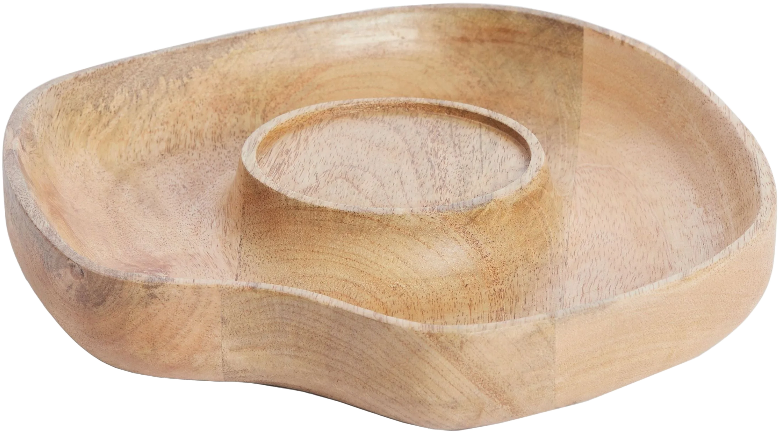 Porta velas Wooden - Natural Ø24,5cm
