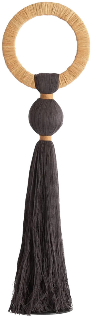 Ornamento raffia Tulum - Dark brown