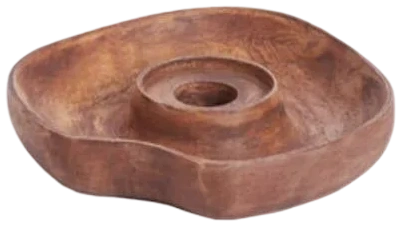 Porta velas Wooden - Russet Ø14
