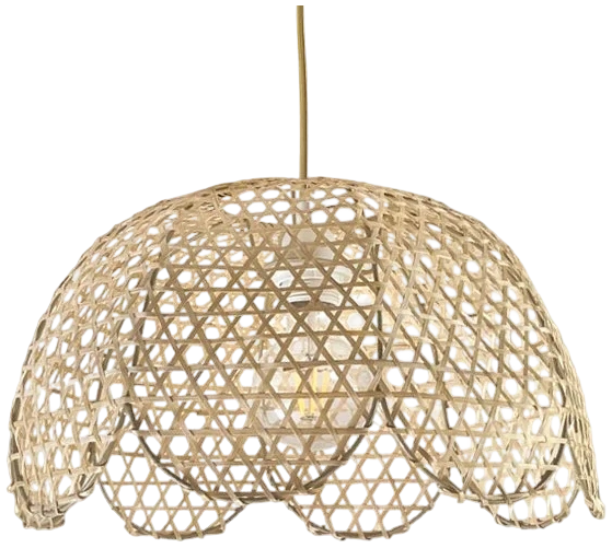 Lámpara colgante Sweet rattan