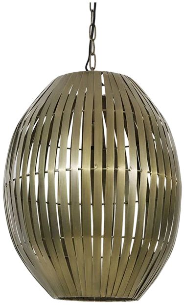 Lámpara colgante Cage bronce