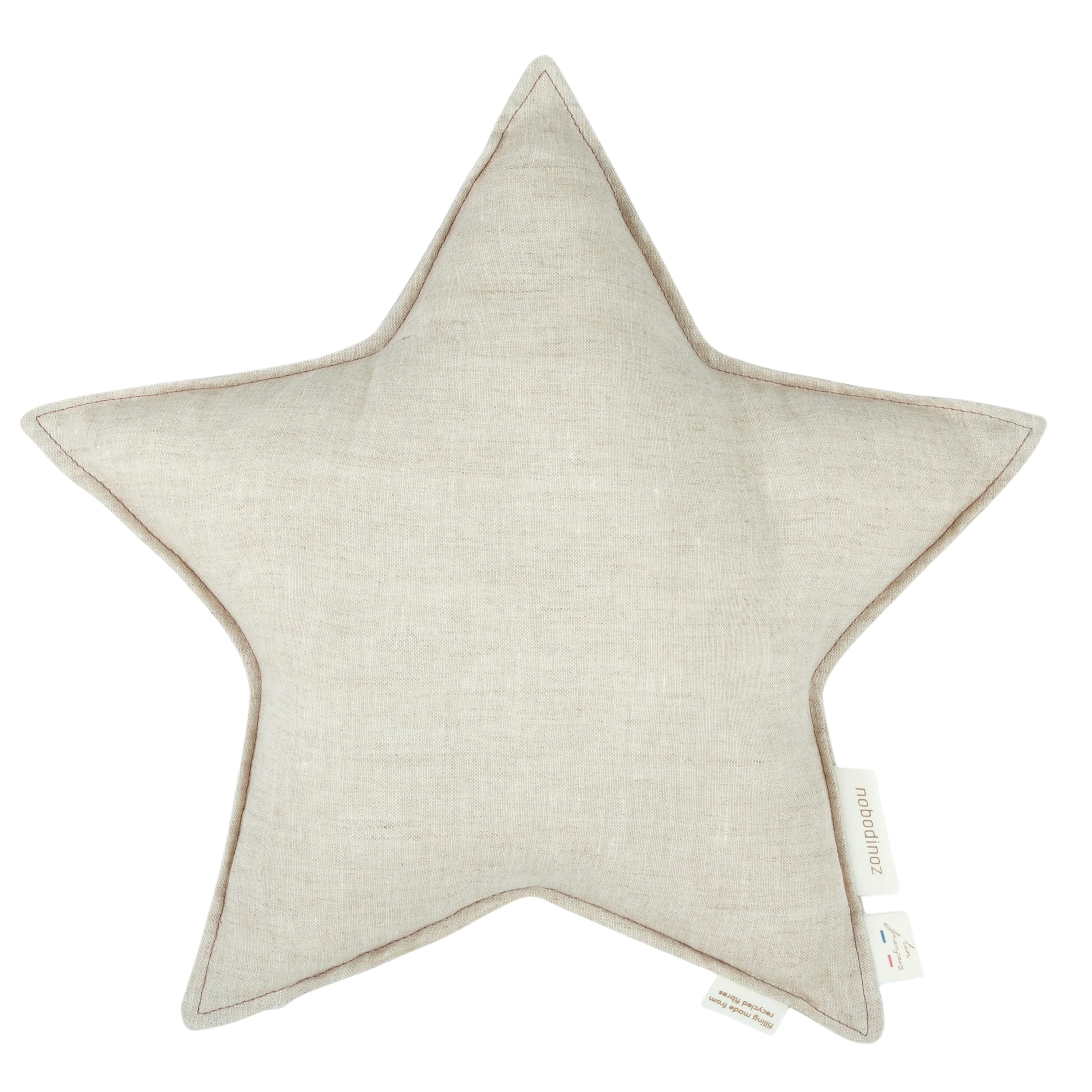 Cojín Estrella Lin Français - Greige