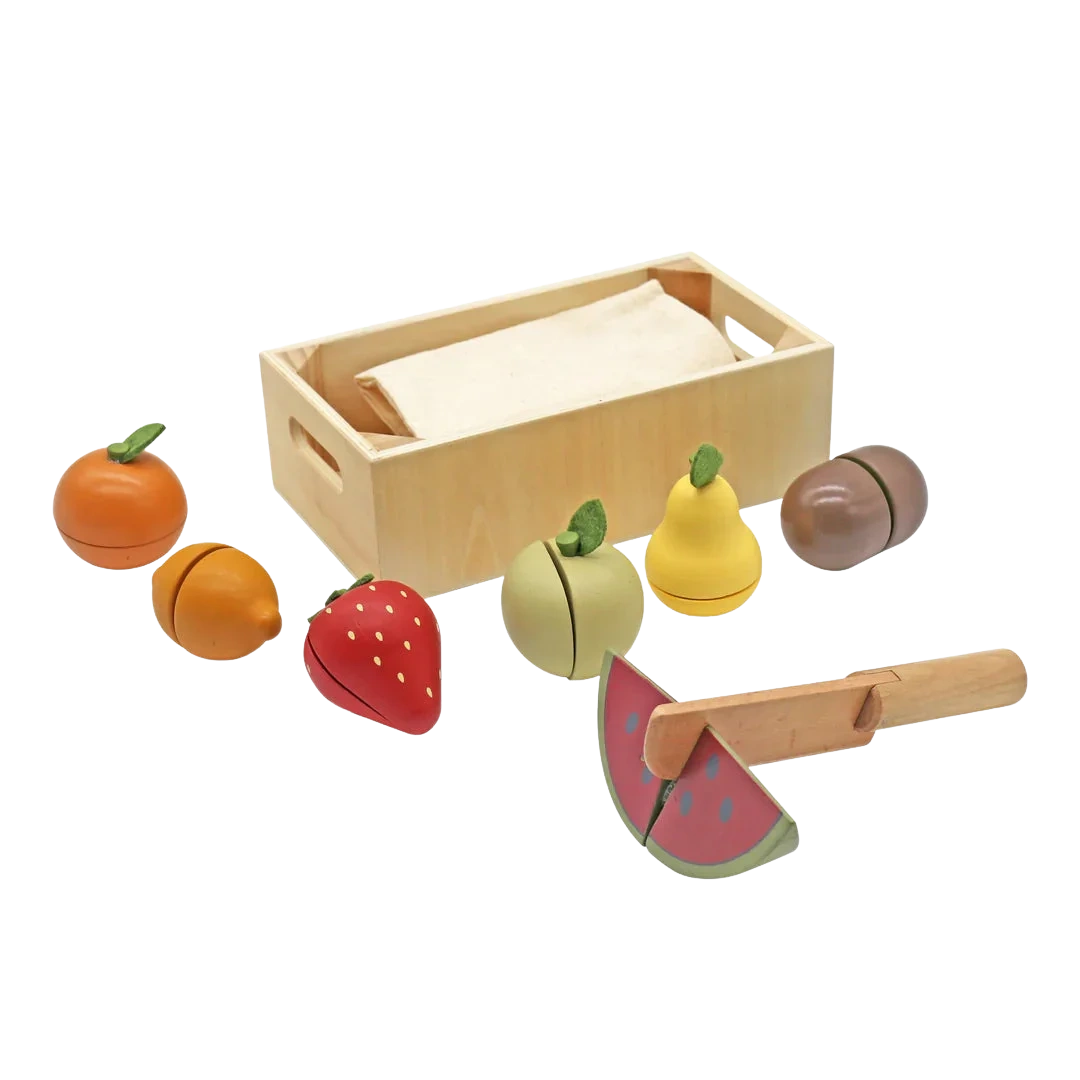 Set de frutas magnéticas una caja