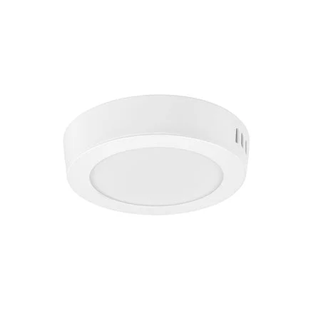 Plafón aluminio blanco Ø11,5 cm LED 6W - BEPL0001