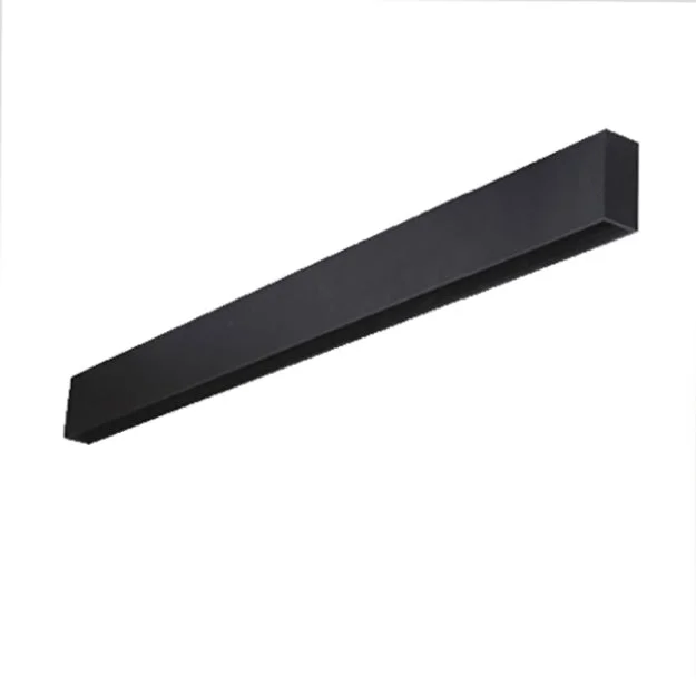 Riel aluminio magnetico negro para foco de techo 1MT - TDRI0001