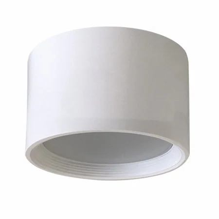 Plafón aluminio balnco Ø16 x 11,5 cm 25W - EVPL0009