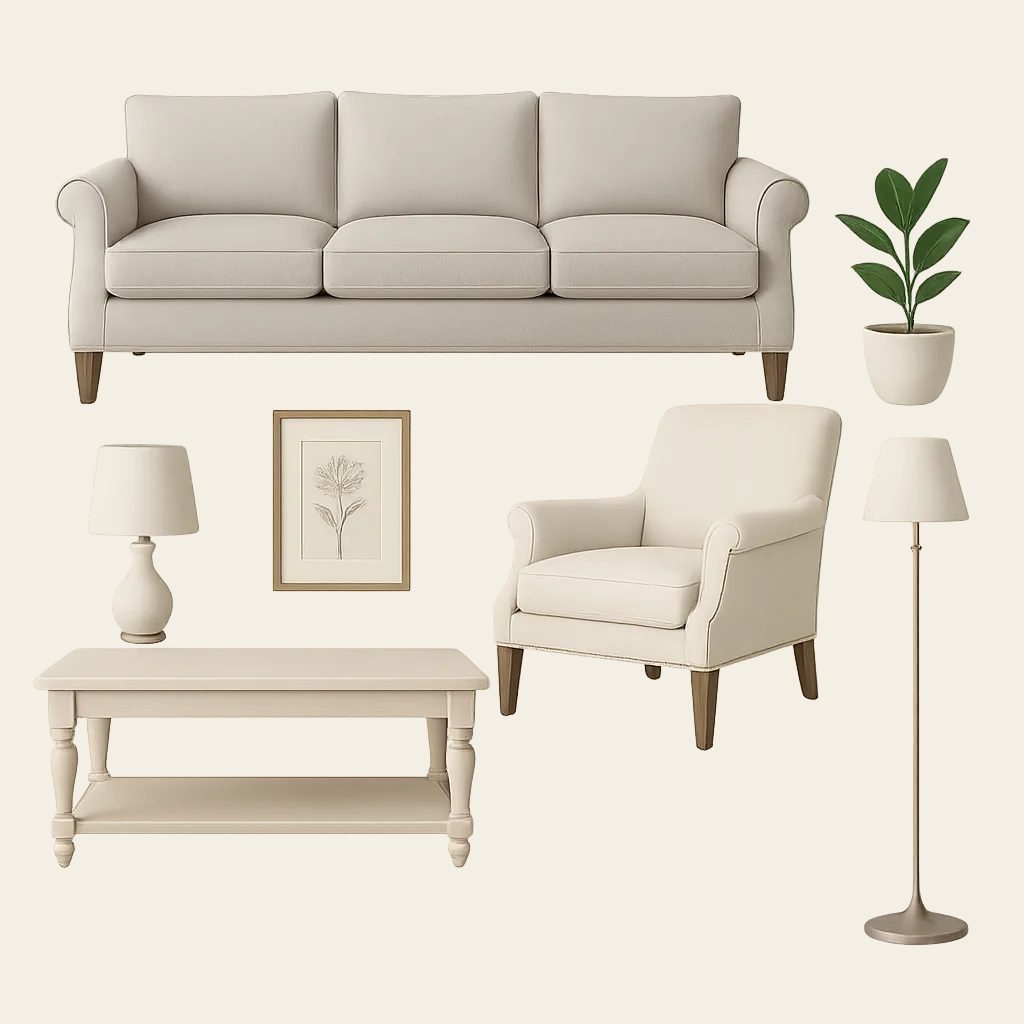 Selección de muebles de estilo clásico moderno