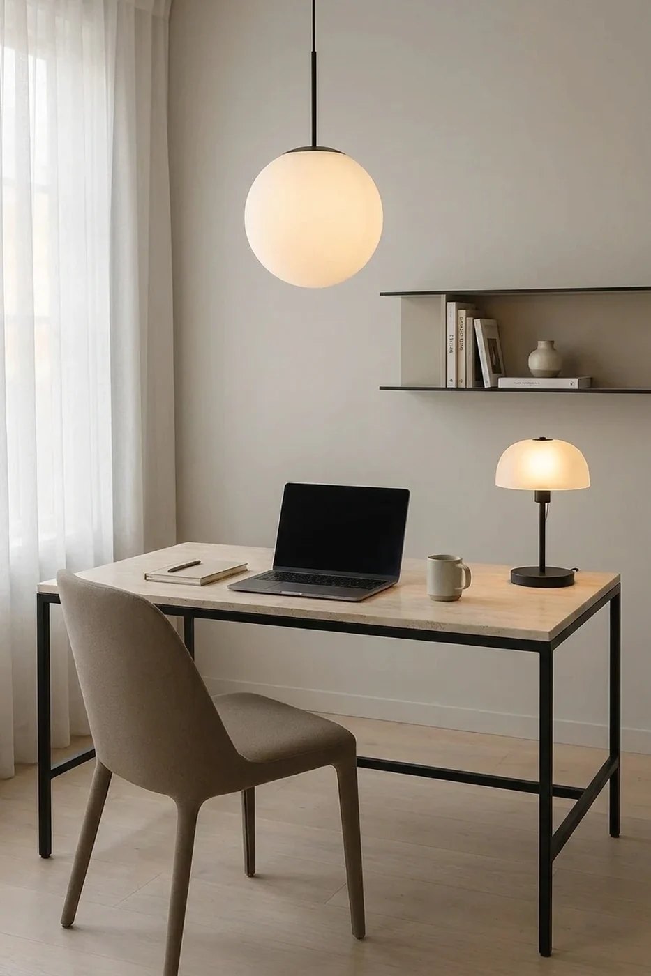 Ambiente con iluminación de estilo contemporáneo