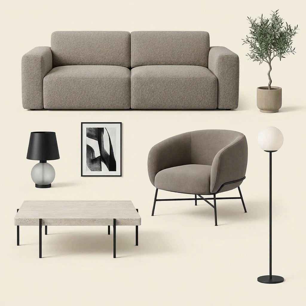 Selección de muebles de estilo contemporáneo